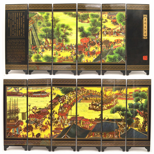 Chinese traditional culture antique small screen craft gift