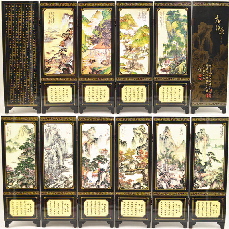 Chinese traditional culture antique small screen craft gift